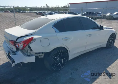 2015 Infiniti Q50 Premium из США, поврежденный, VIN JN1BV7AP8FM352858